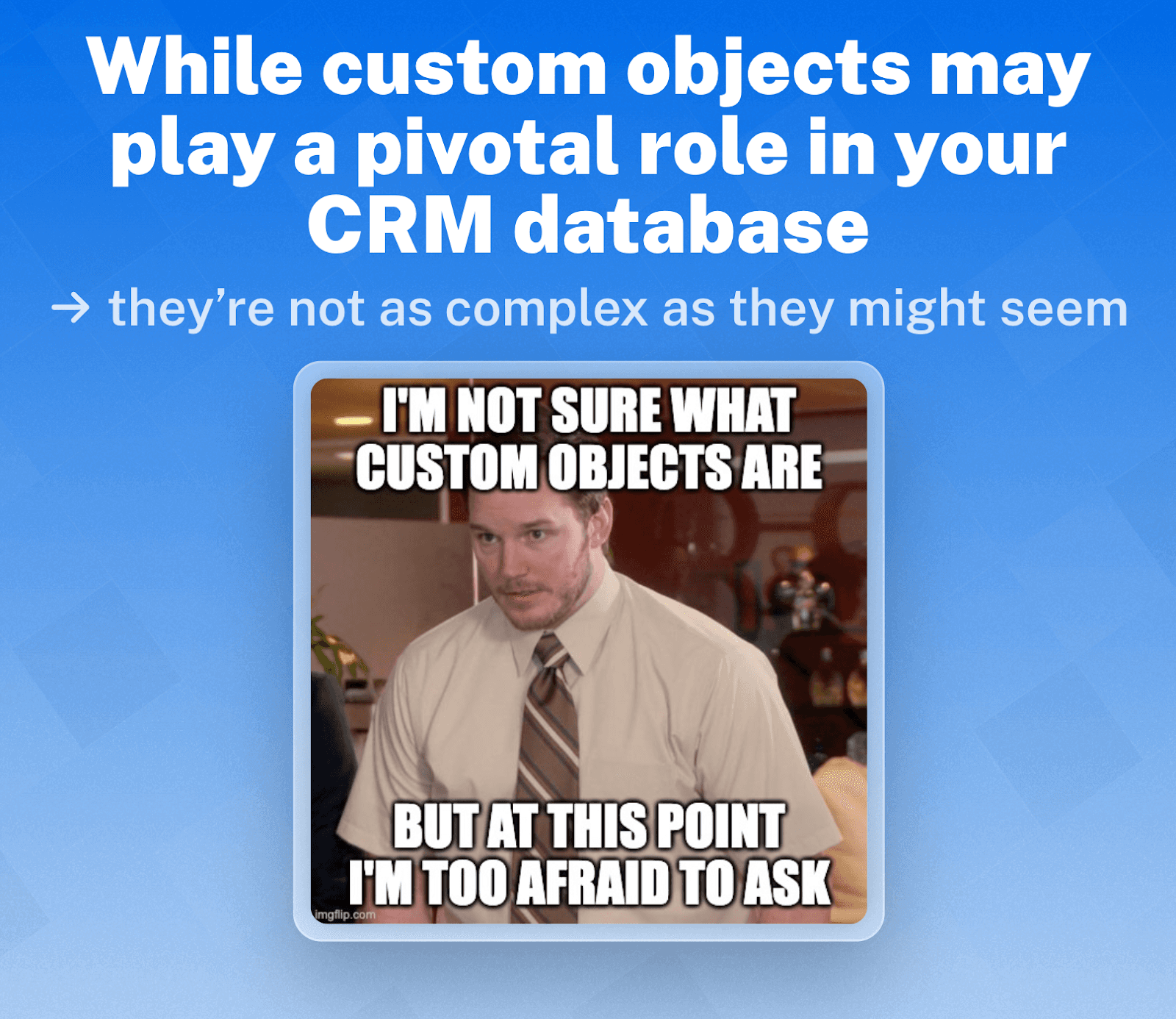What Are CRM Custom Objects?