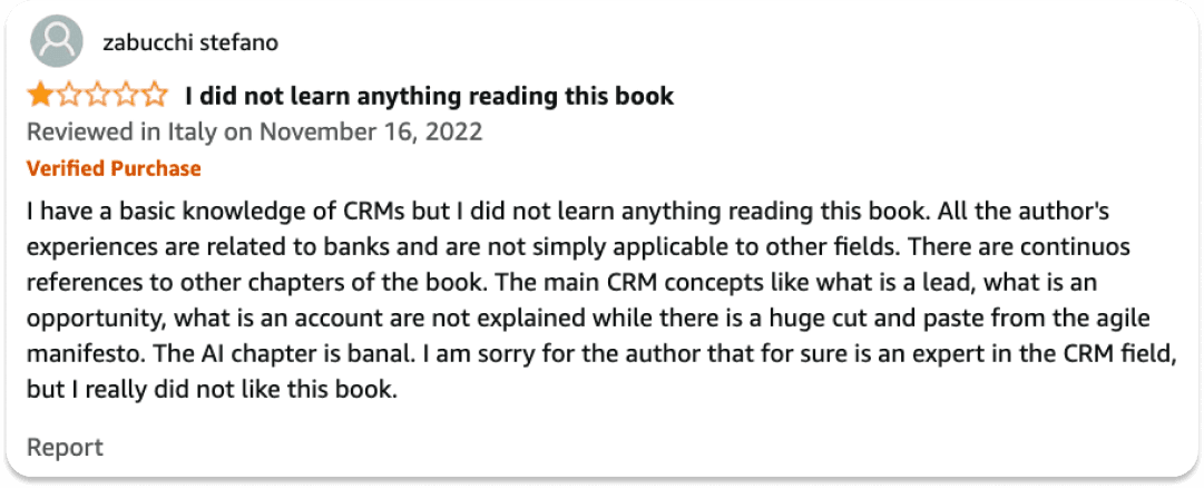 CRM Book 5 review 2