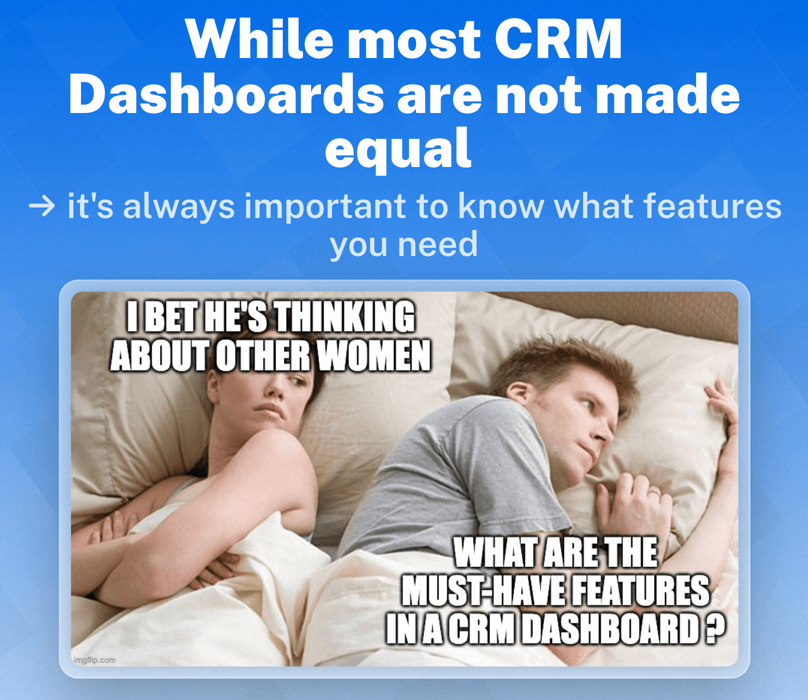 Must-Have Features in a CRM Dashboard