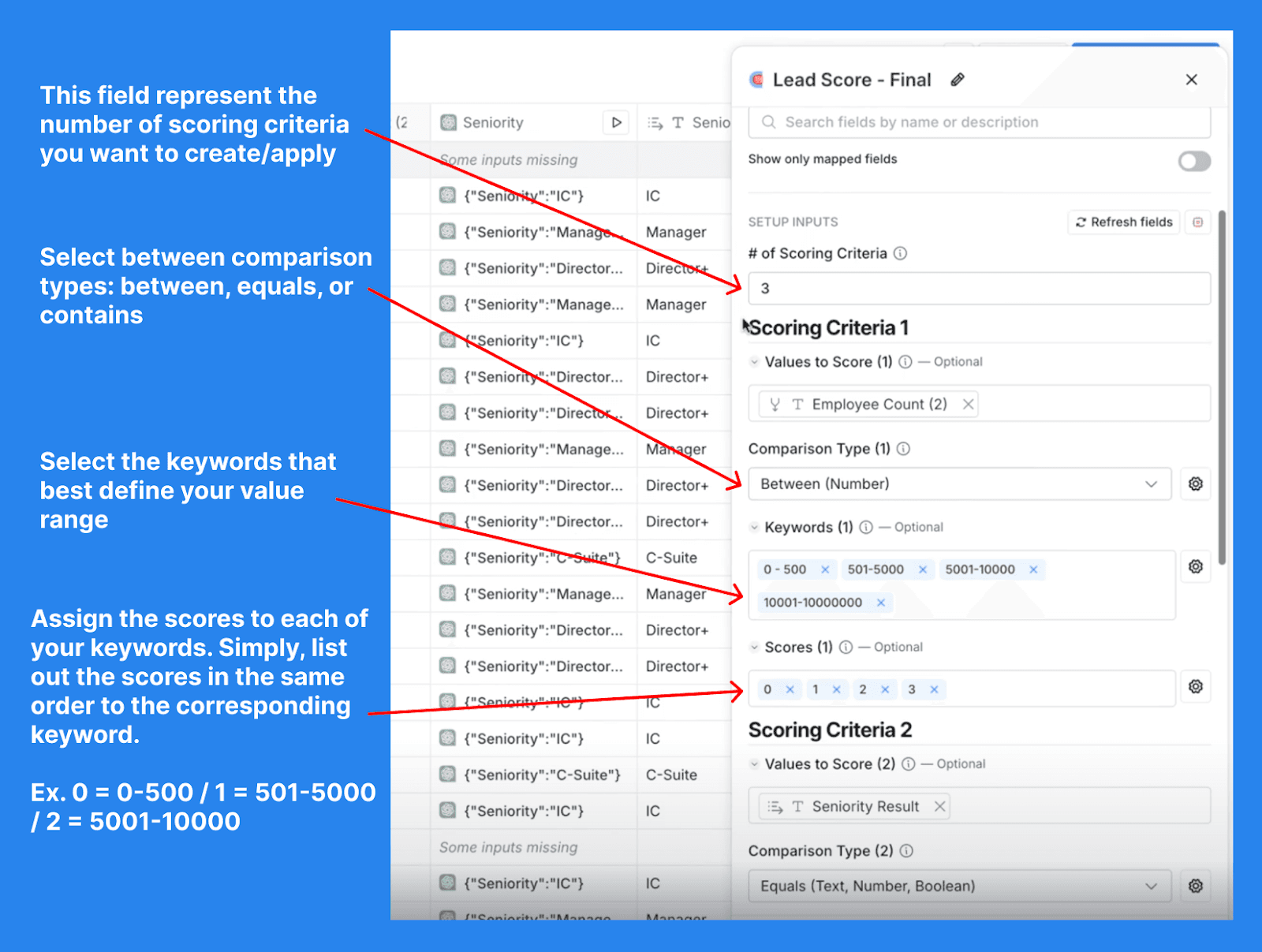 Clay’s Key Features and Use Cases: Account & Lead Scoring