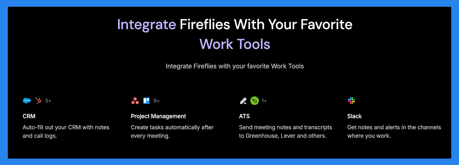 Integrations