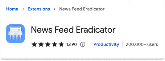 LinkedIn Chrome Extension News Feed Eradicator | Breakcold