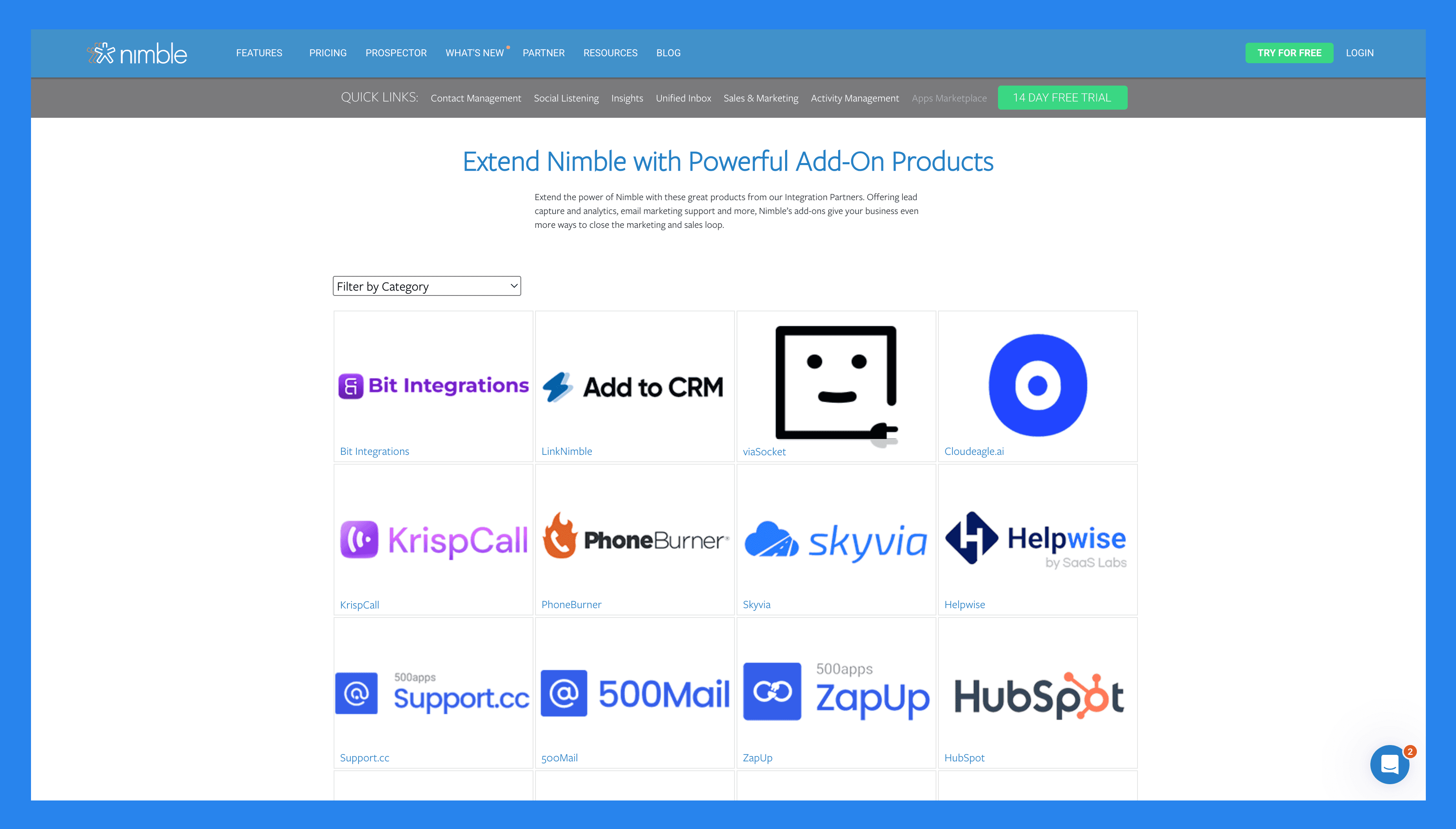 Key Features of Nimble CRM: Integrations