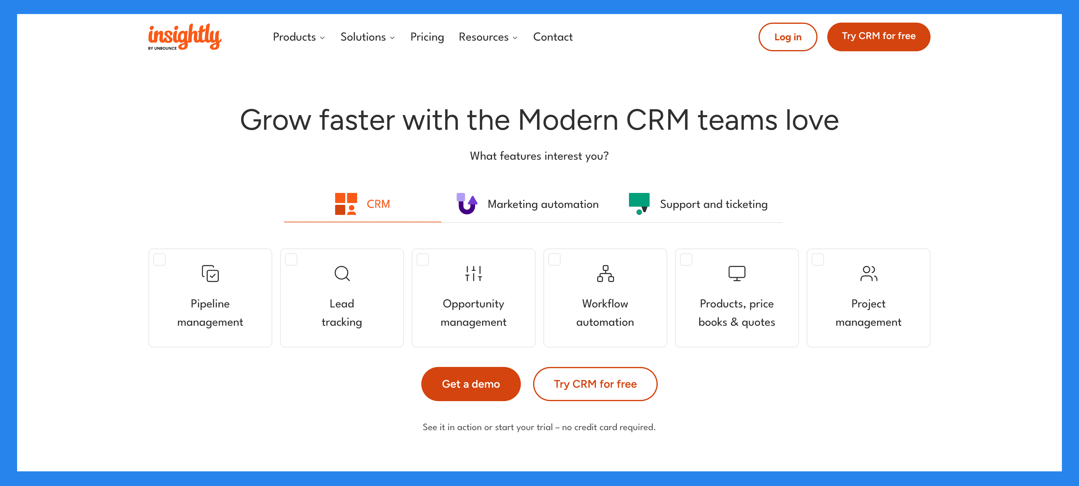 Insightly – Best for Project-Based Consulting