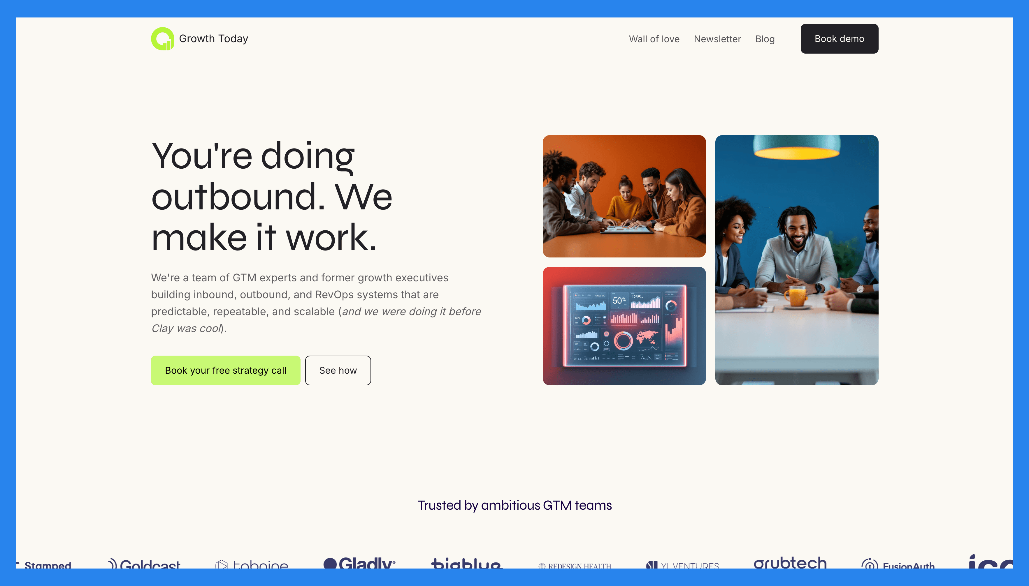 GrowthToday – Outbound, inbound & RevOps systems for modern B2B growth