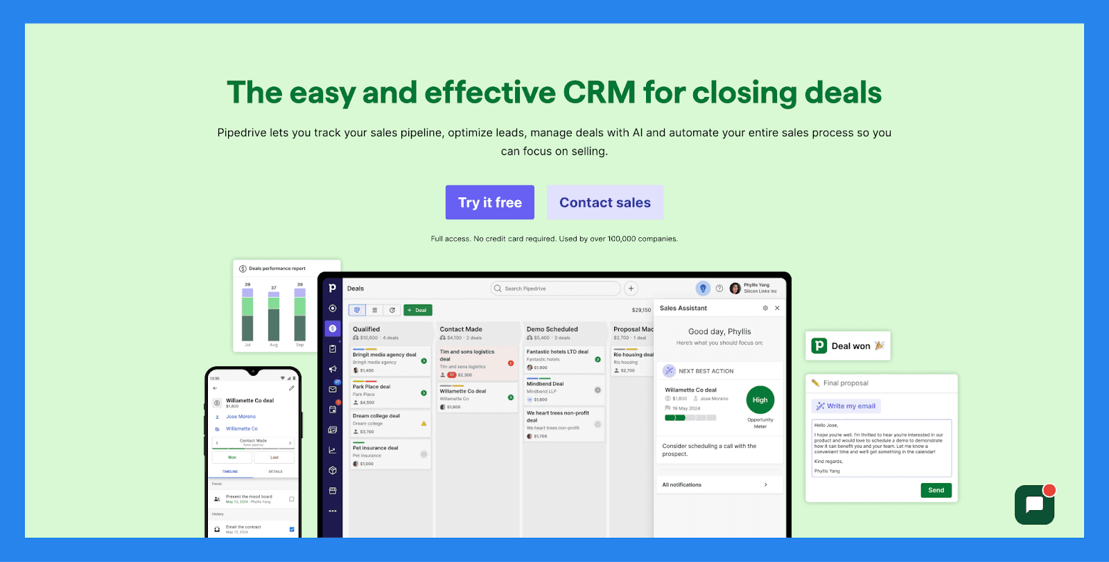 Pipedrive – more features, higher cost