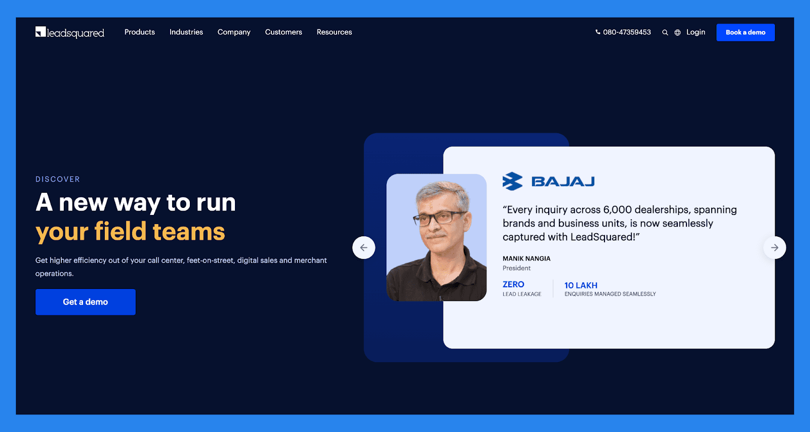 LeadSquared – Best for High-Velocity B2C Sales Teams