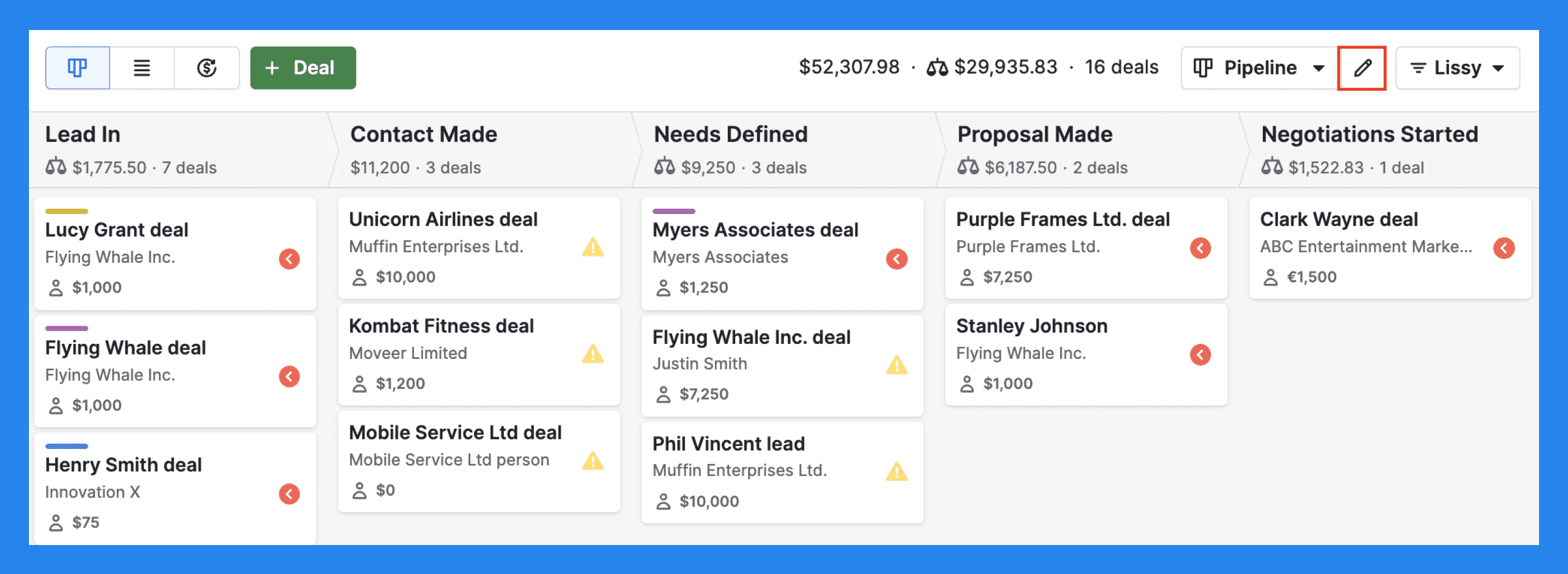 Key Features of Pipedrive: Visual Pipeline Management