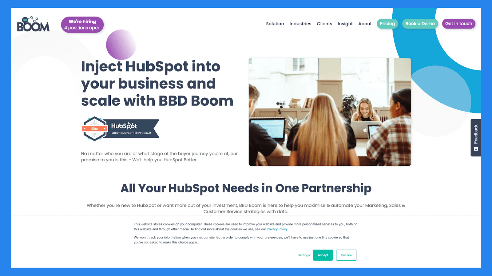 BBD Boom – HubSpot Elite Partner specializing in fast, effective CRM onboarding