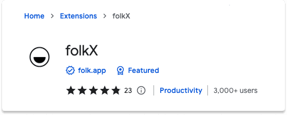 LinkedIn Chrome Extension Folk CRM | Breakcold