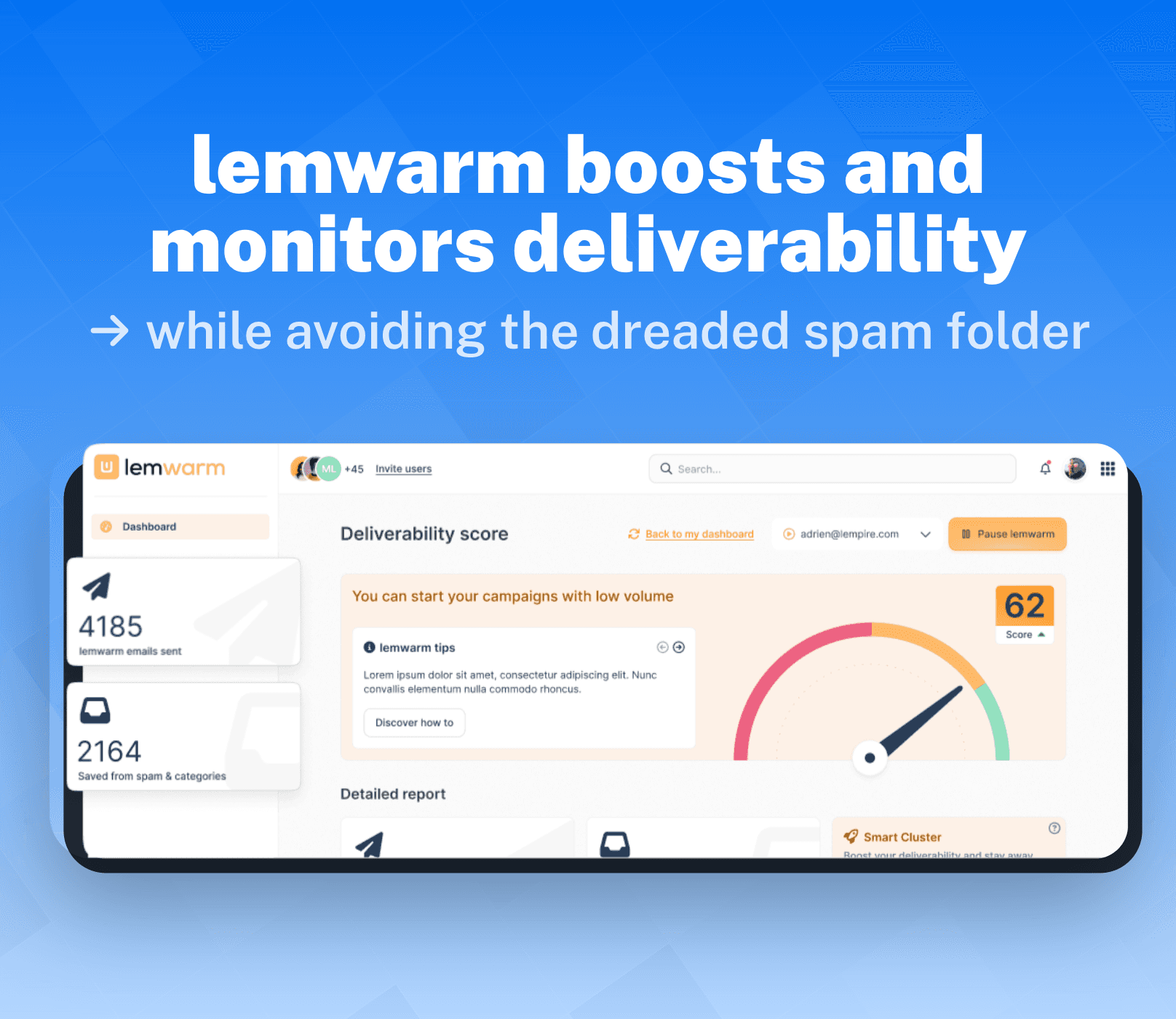 Lemlist Key Features and Functions: Email Warmup and Deliverability