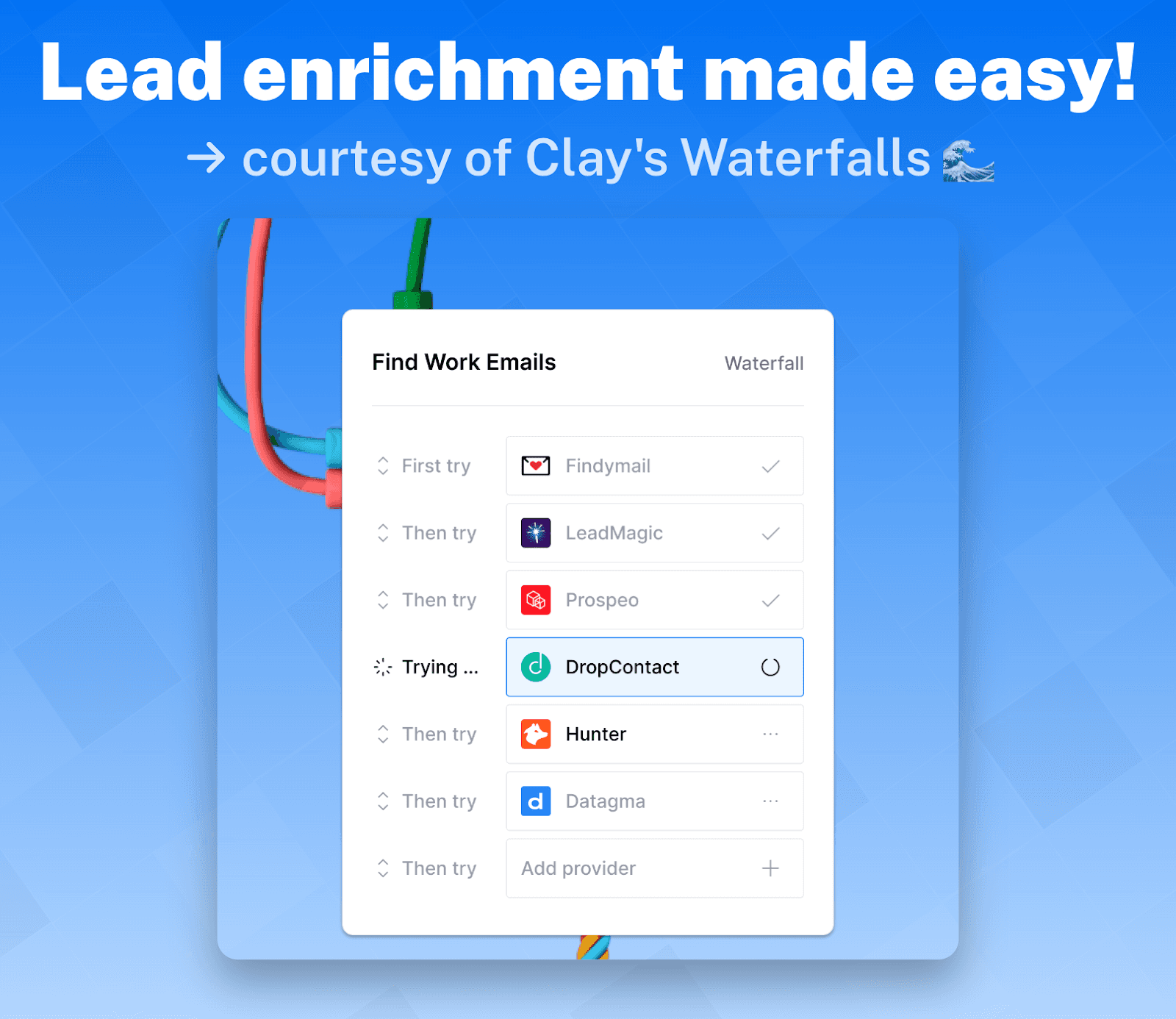 Clay’s Key Features and Use Cases: Waterfall Enrichment + Intent Data