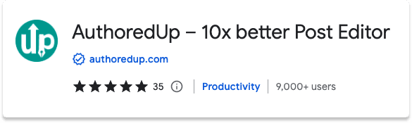 LinkedIn Chrome Extension AuthoredUp | Breakcold