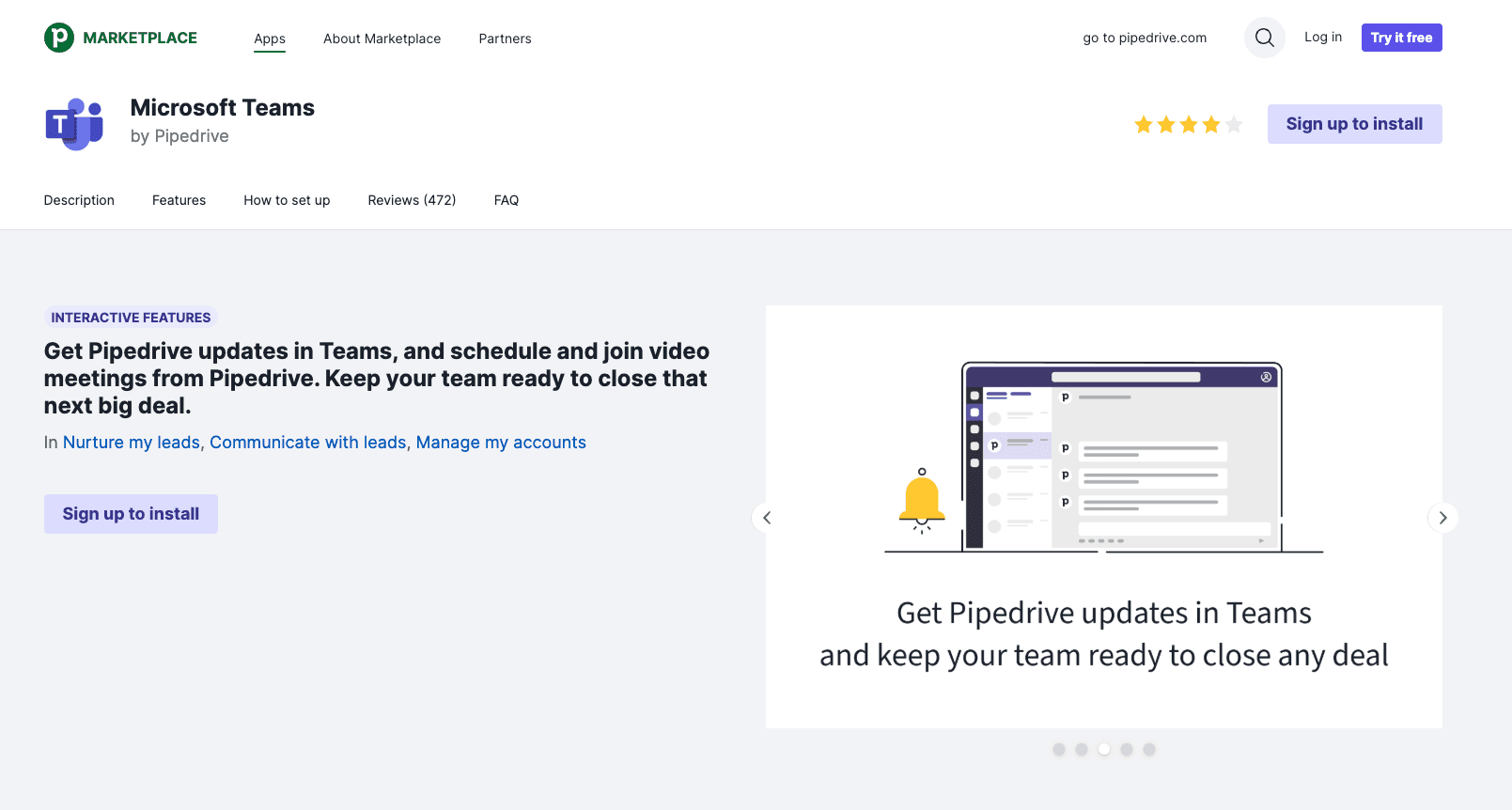 CRM Integration with Teams - Pipedrive