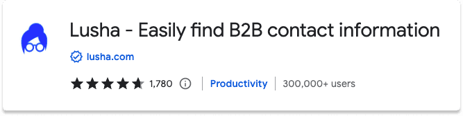 LinkedIn Chrome Extension Lusha | Breakcold