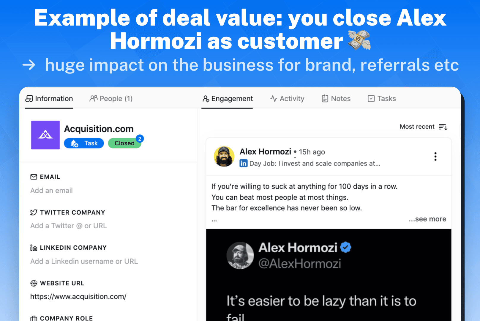 deal value example 2