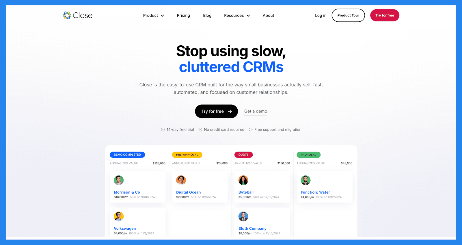 Close.io – Best for Cold-Outreach Teams