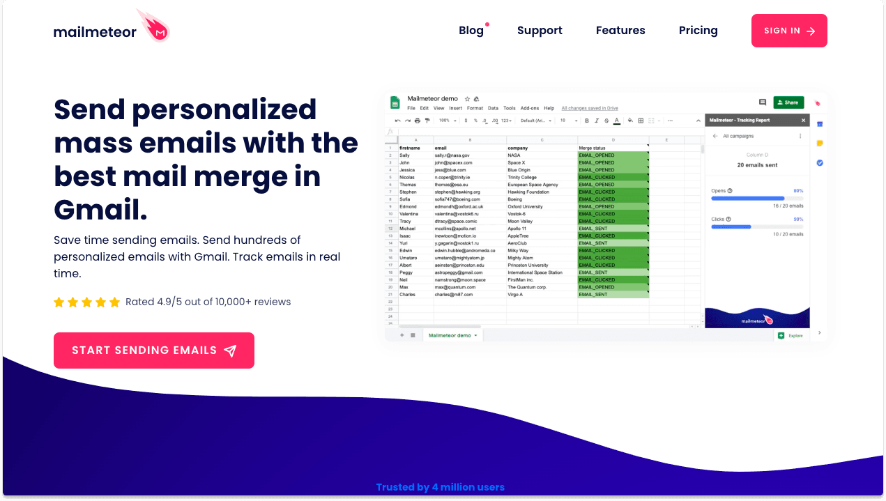 Cold Emailing Software Mailmeteor | Breakcold