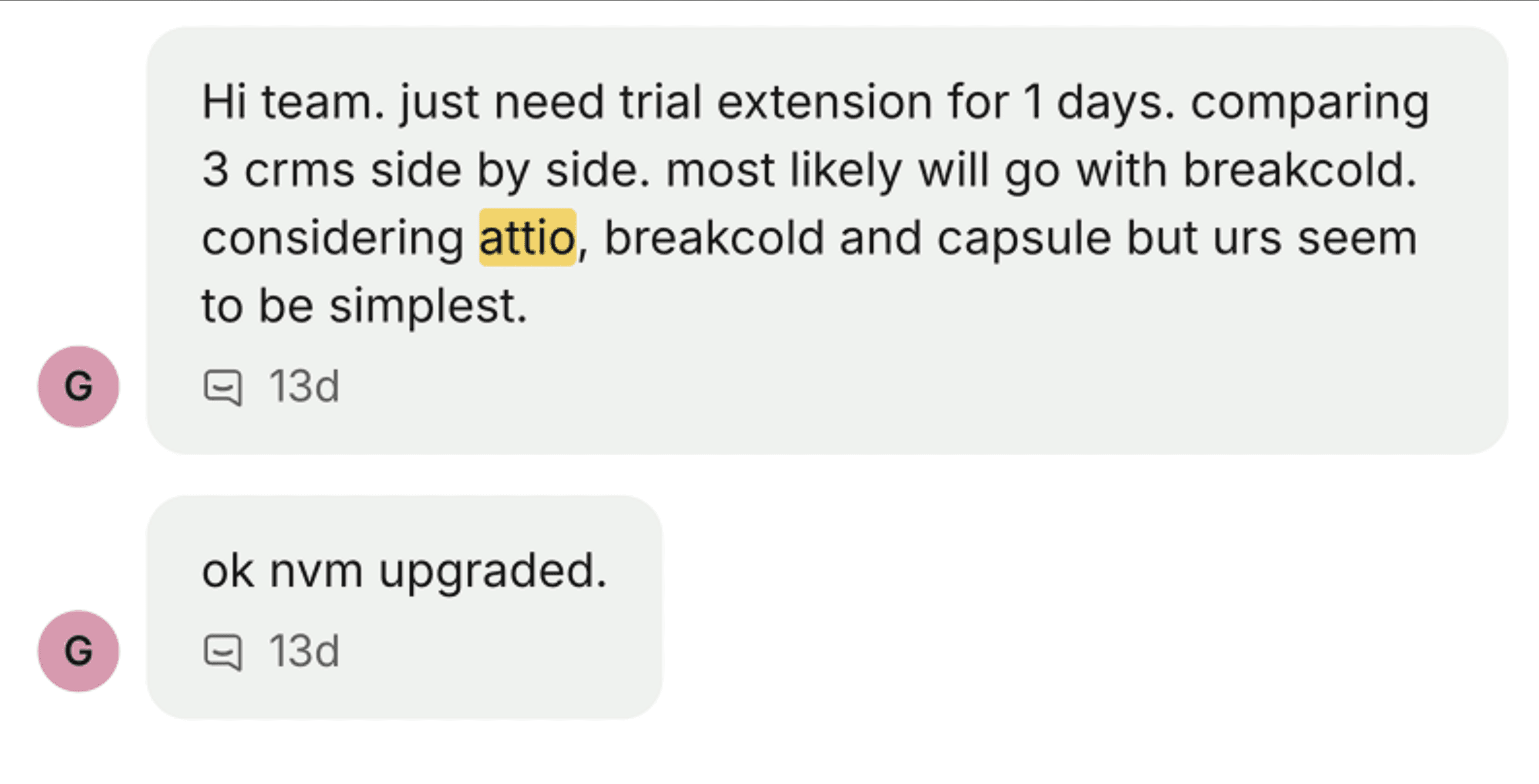 Attio CRM workflow view showing complexity for non-technical users
