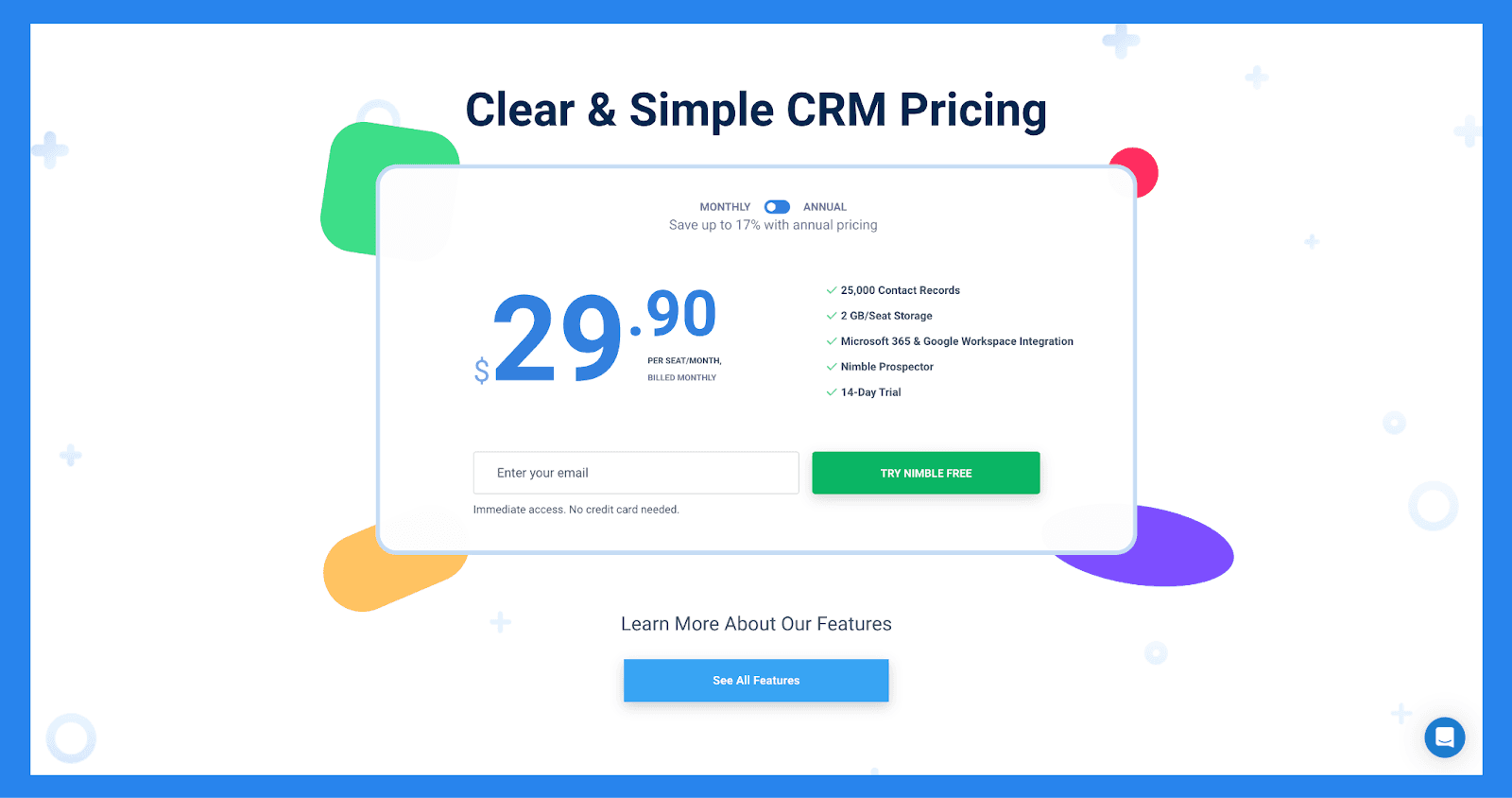 Nimble Pricing Plans