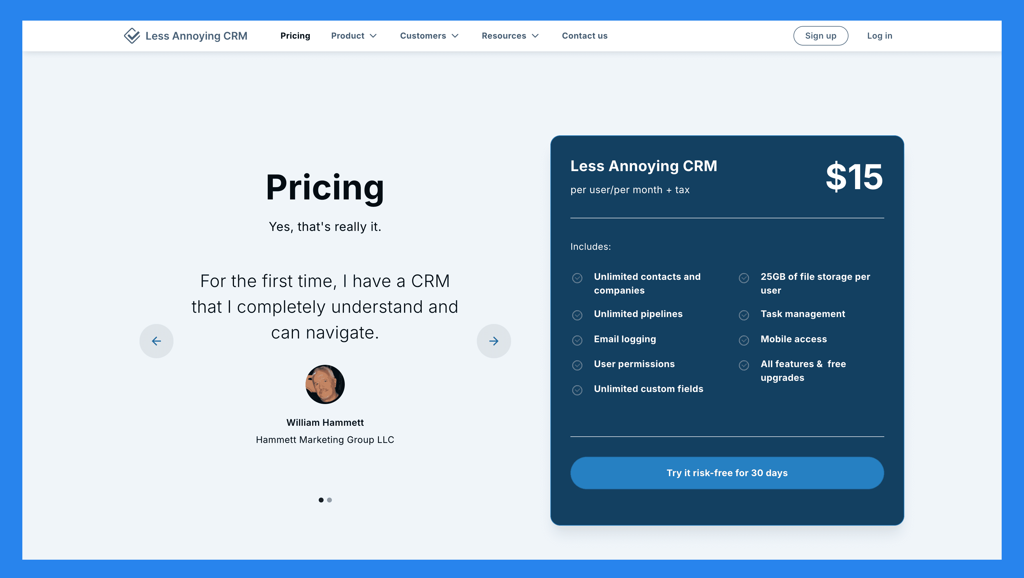 Less Annoying Pricing Plan