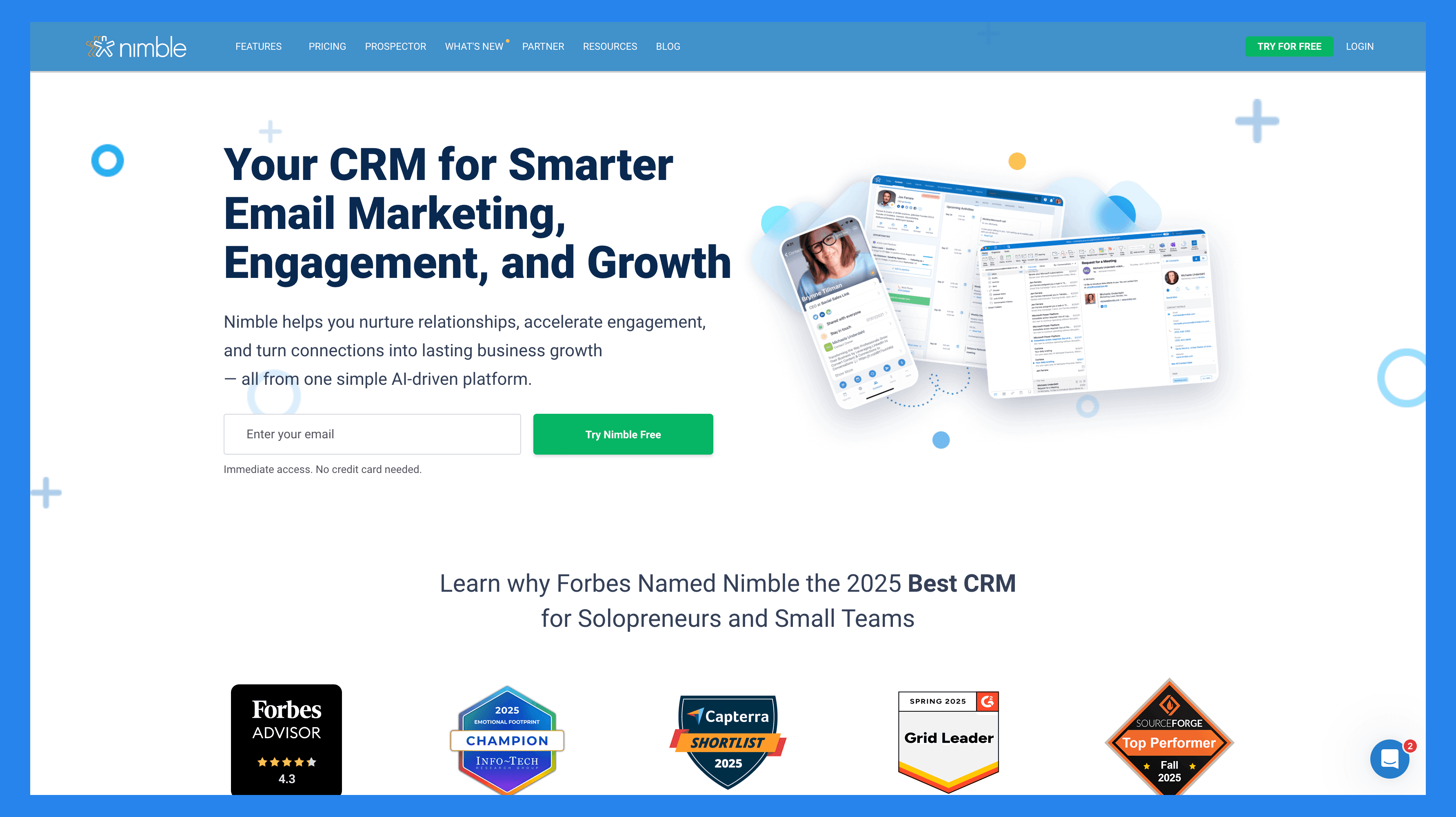 What is Nimble CRM?