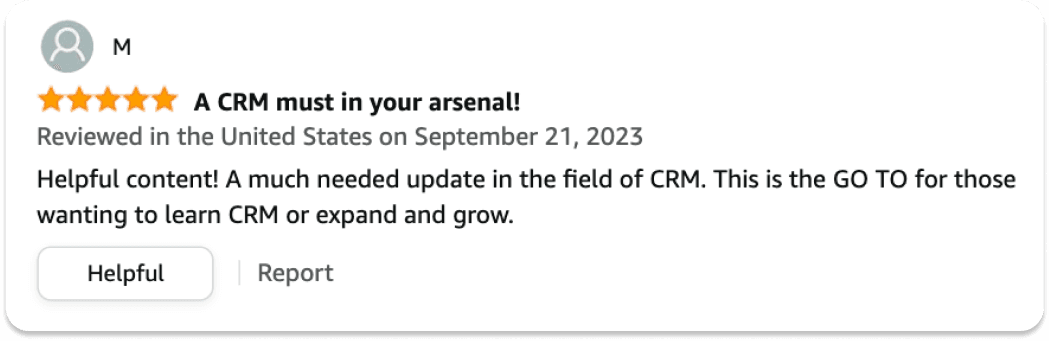 CRM Book 5 review