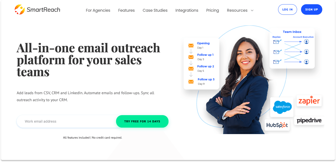 Cold Emailing Software SmartReach| Breakcold