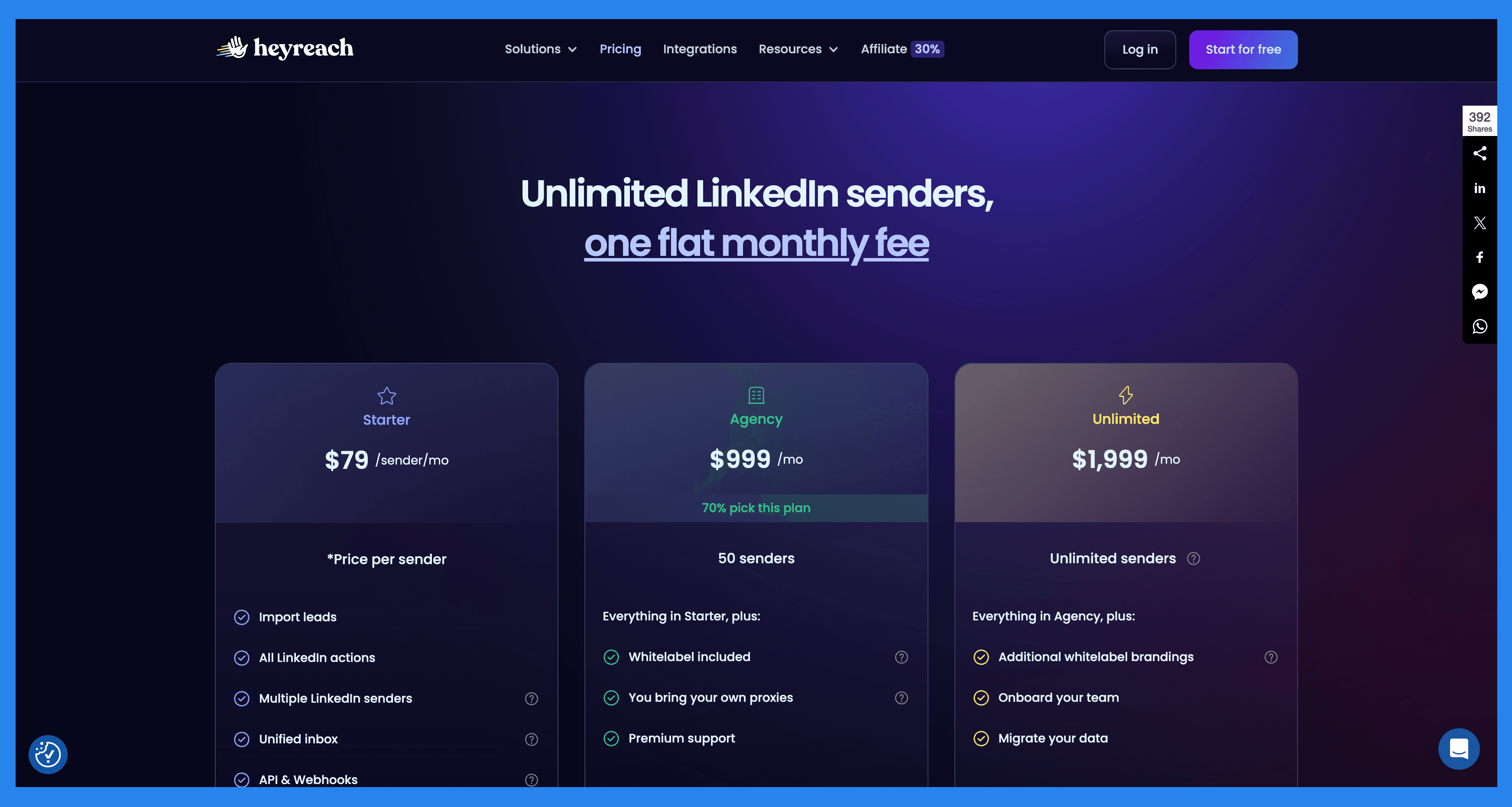 HeyReach Pricing Plans