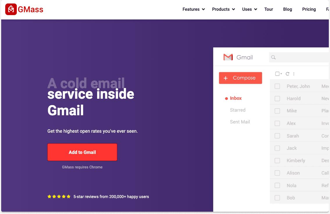 Cold Emailing Software GMass | Breakcold