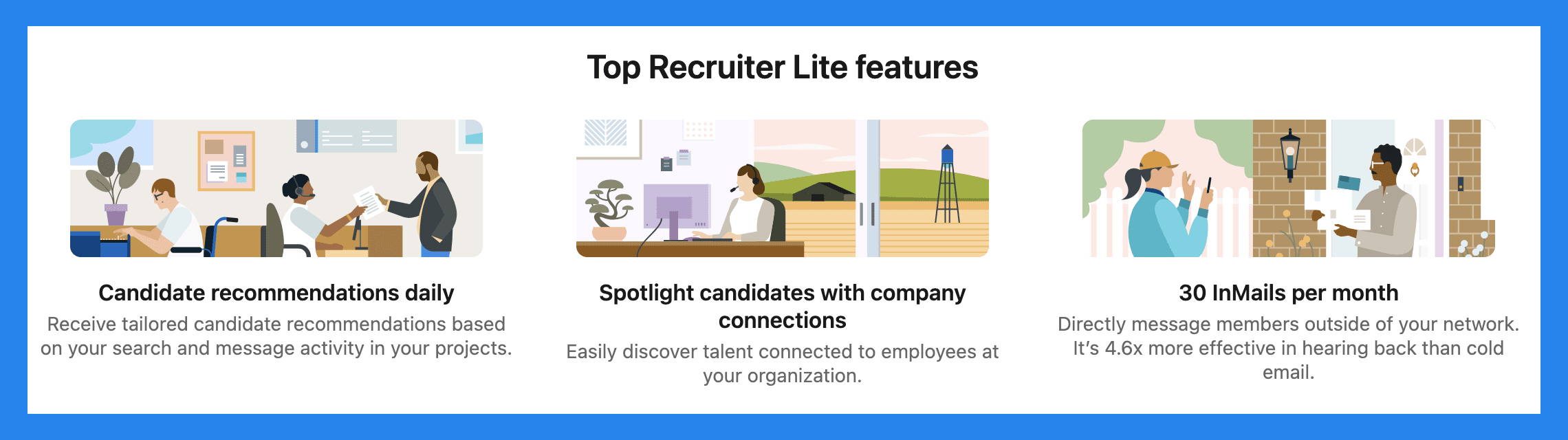 Key Features of LinkedIn Recruiter Lite