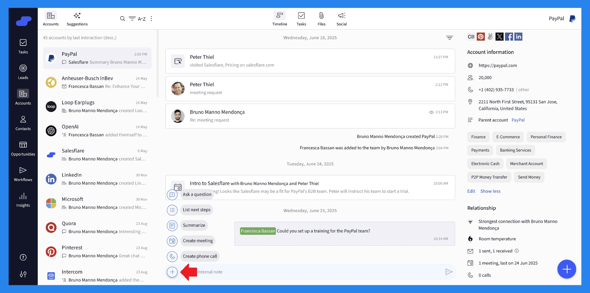 Key Features of Salesflare: Salesflare AI
