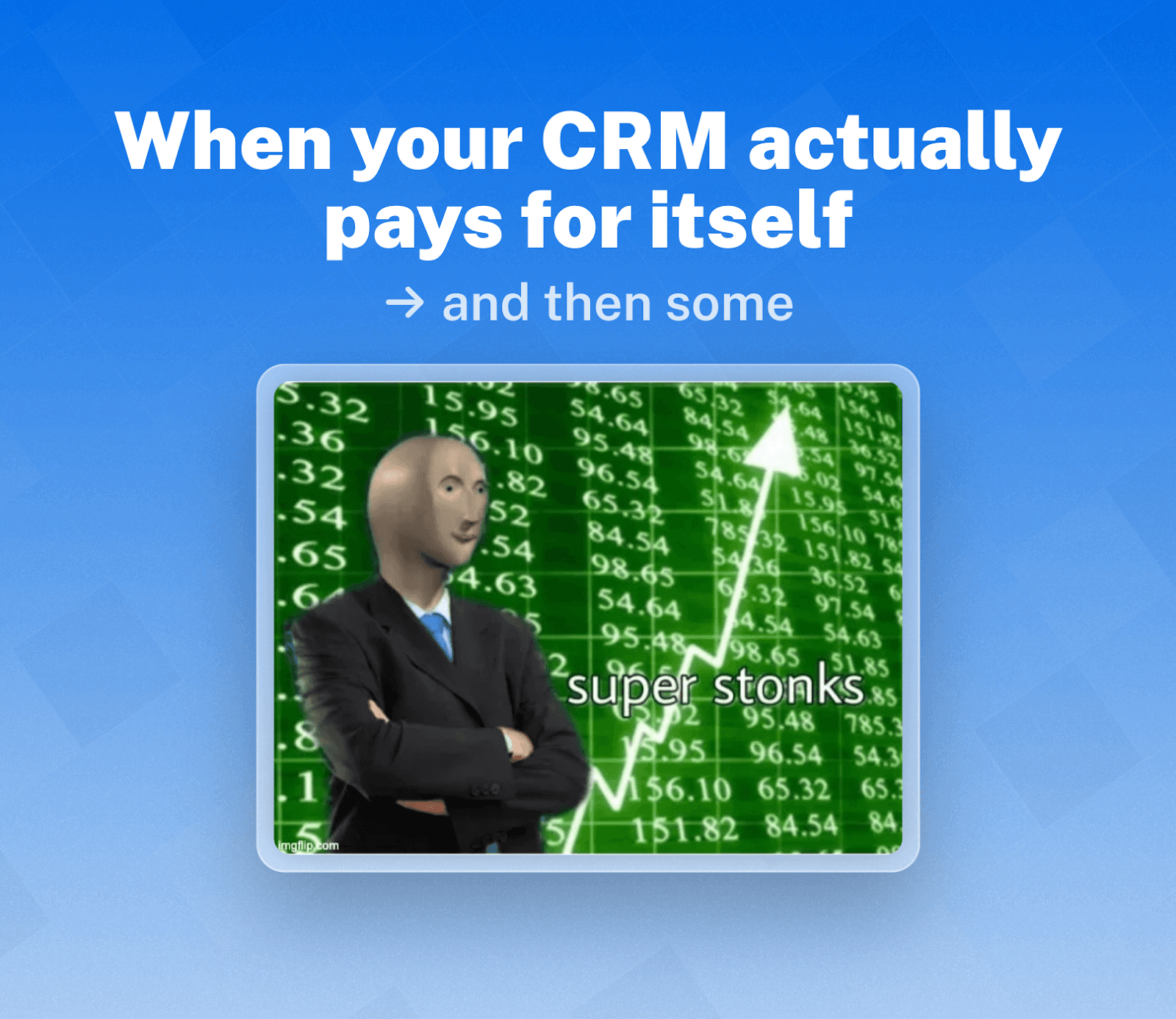What is CRM ROI?