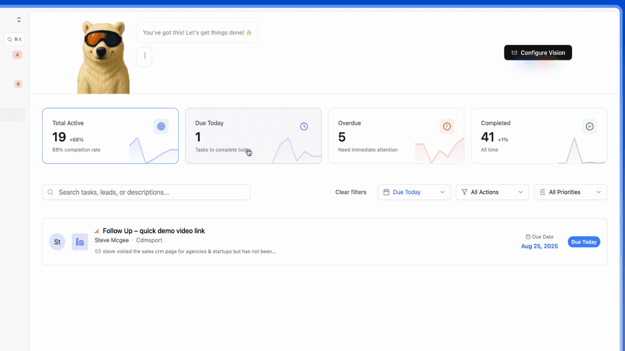 What is an AI CRM Dashboard?