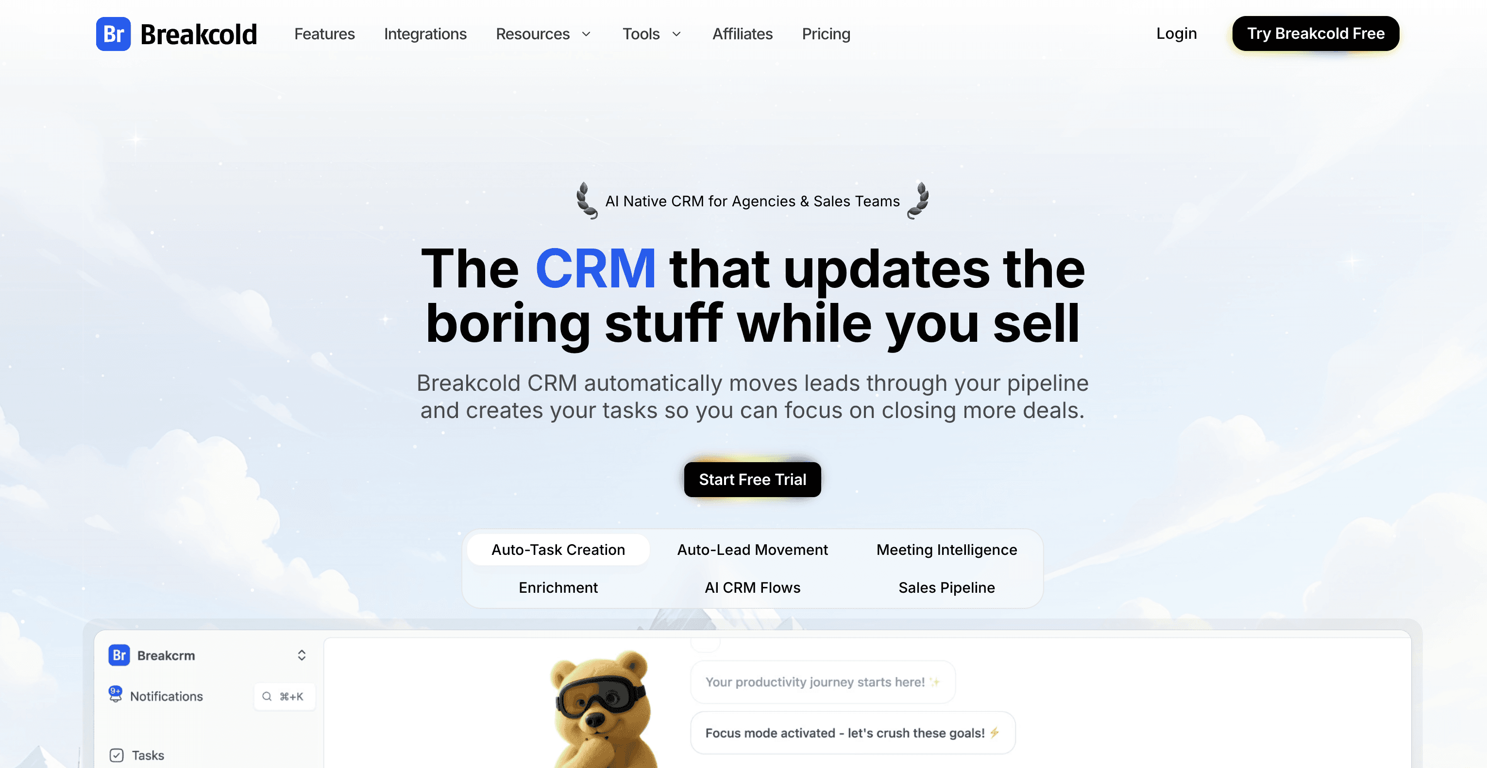 Pipedrive vs HubSpot  Breakcoldlanding page