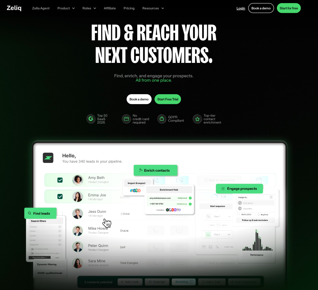 Cold Emailing Software Zeliq | Breakcold