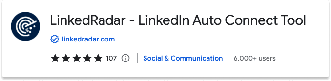 LinkedIn Chrome Extension LinkedRadar | Breakcold