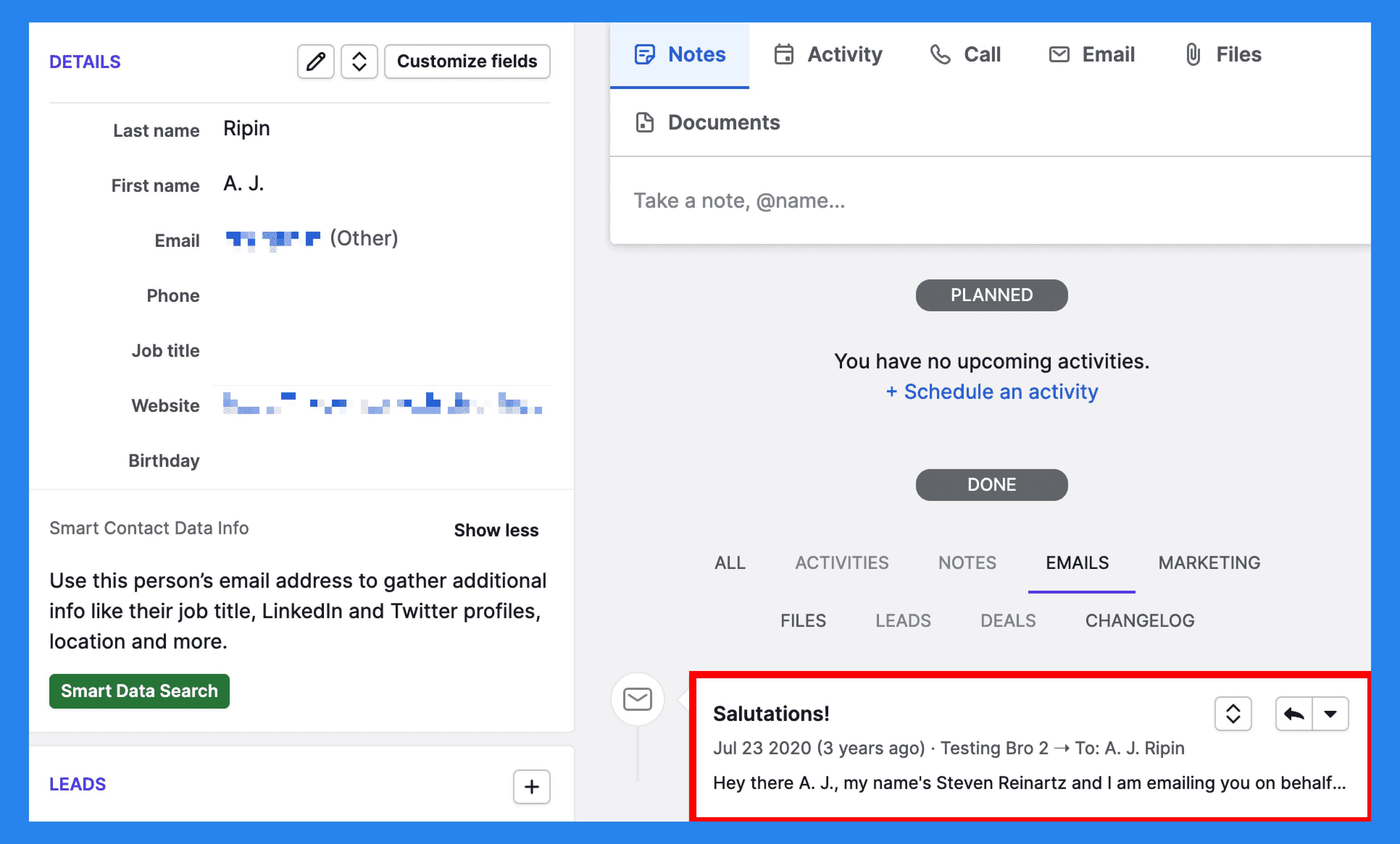 Key Features of Pipedrive: Omnichannel Tracking