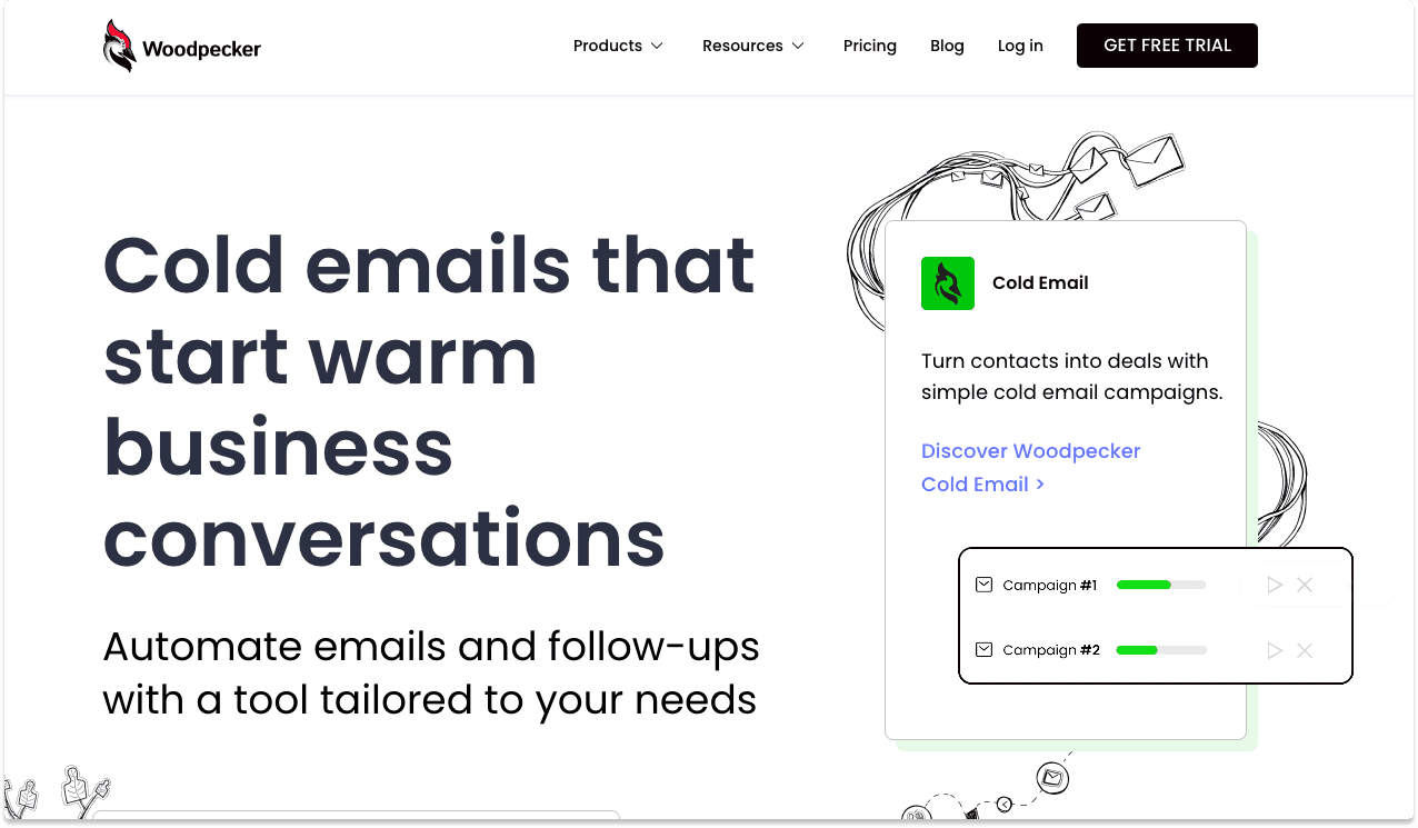 Cold Emailing Software Woodpecker.co | Breakcold