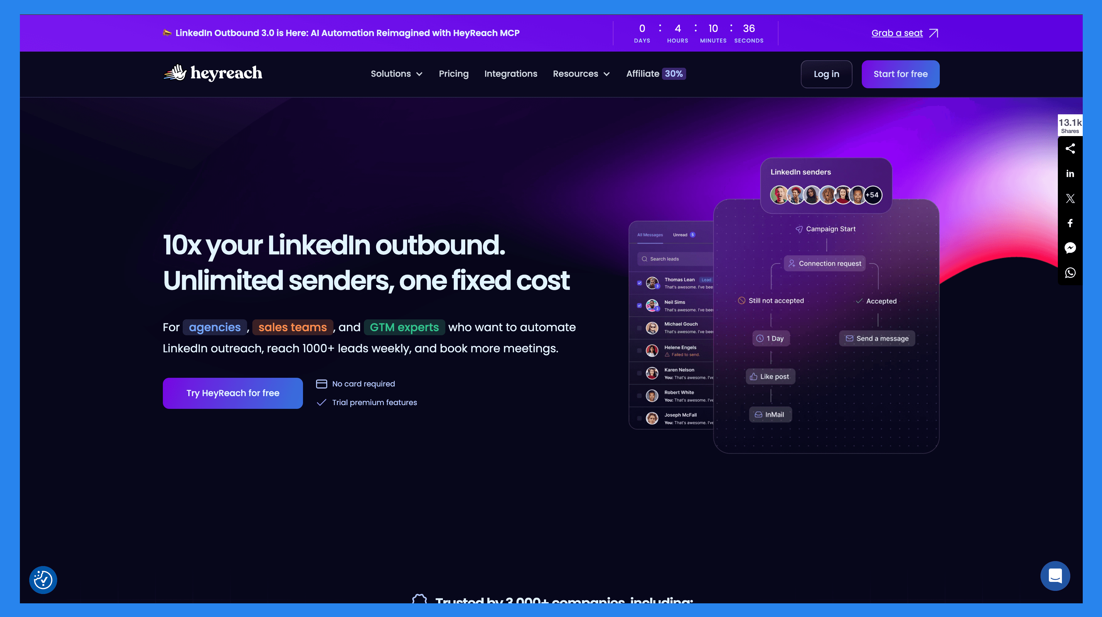 Expandi.io Alternatives:HeyReach