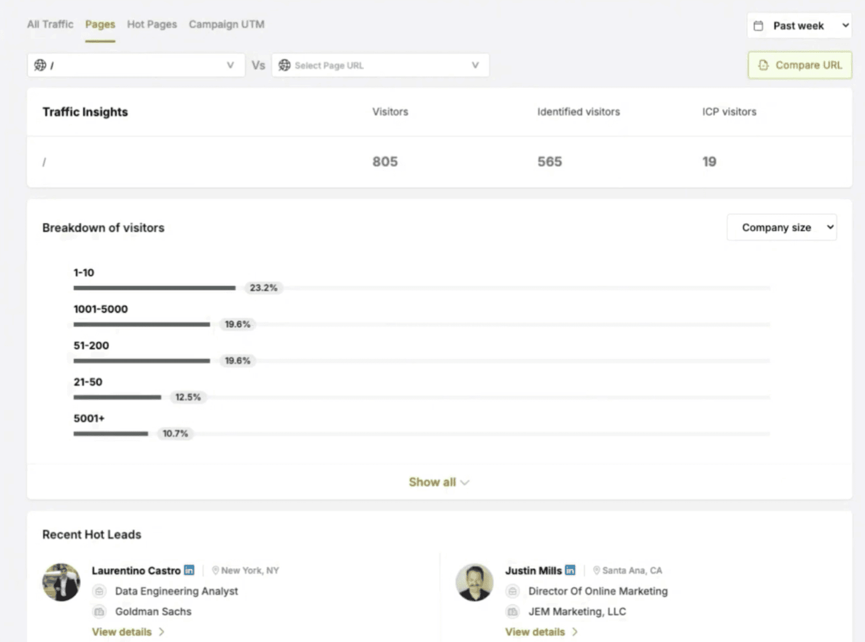 RB2B Review - traffic insights