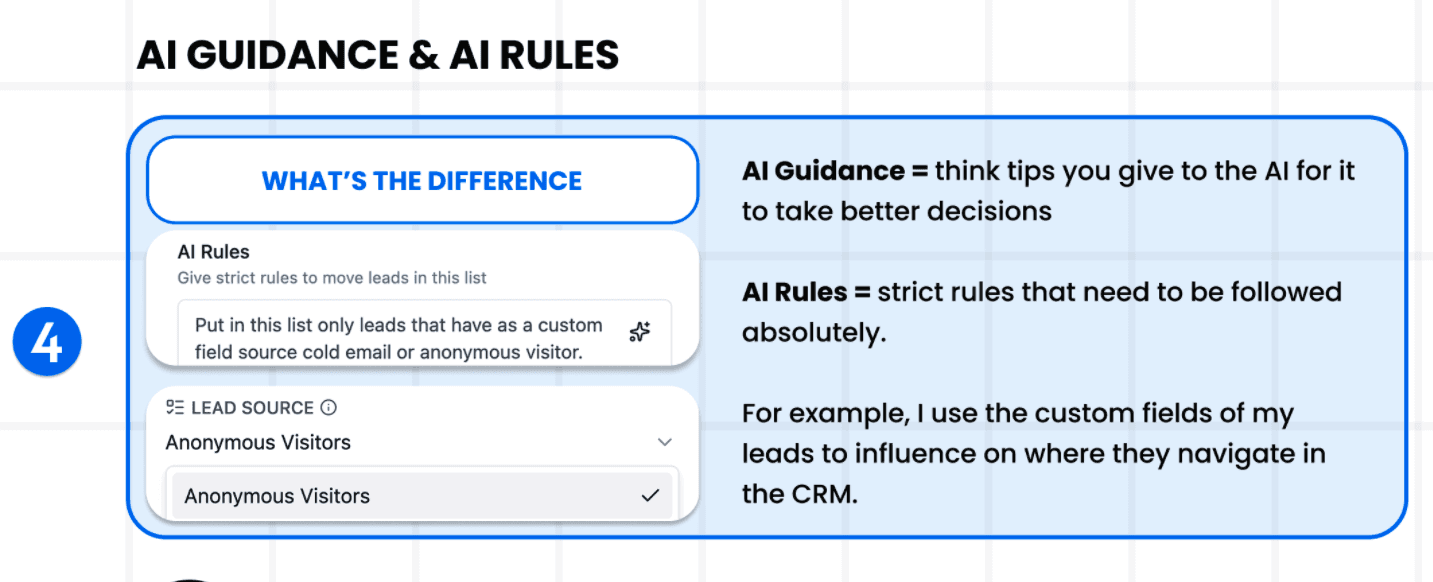 AI CRM Tutorial: How to Use a “Self-Updating CRM” - rules