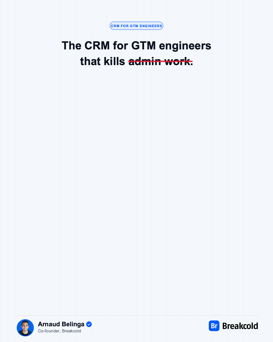 The CRM paradise for a GTM Engineer
