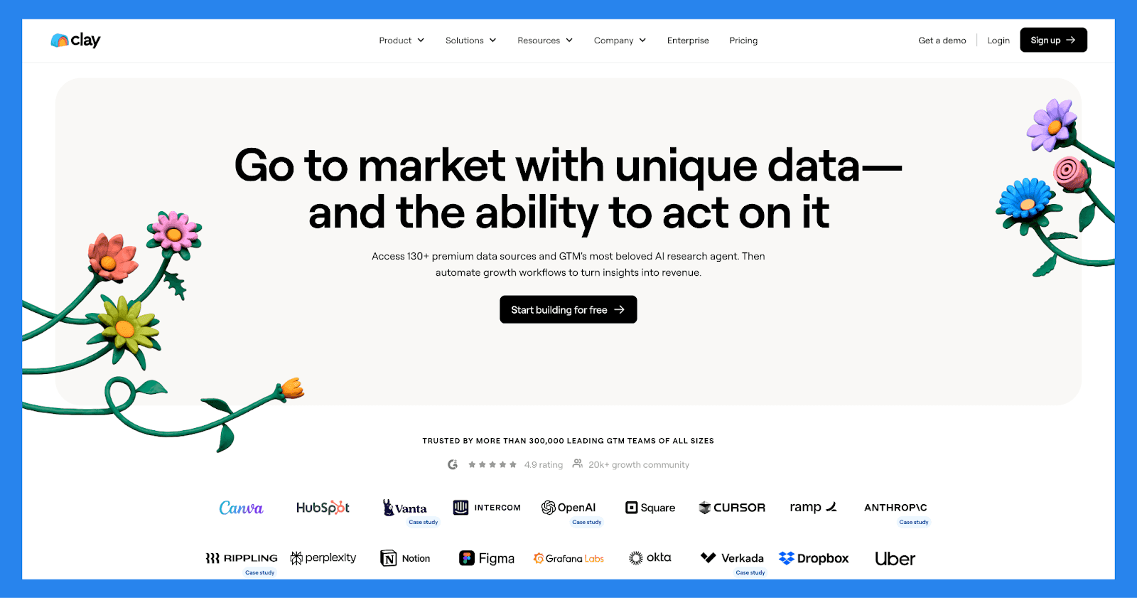 Clay – Best for AI-Powered Prospecting and Data Enrichment