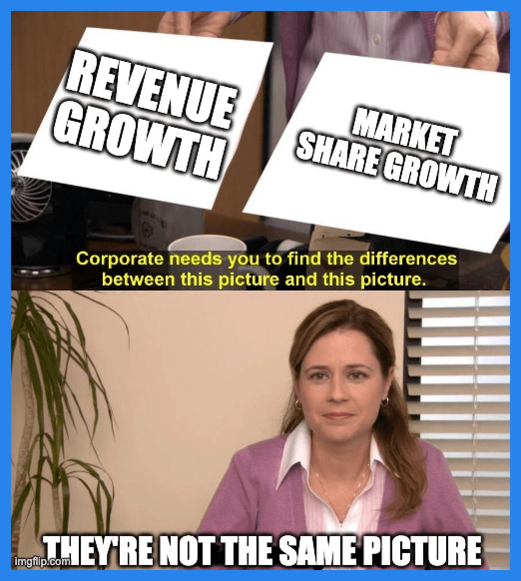 What's the Difference between Revenue Growth and Market Share Growth?