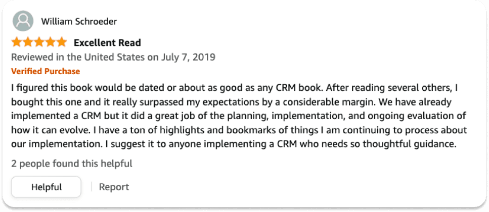CRM Book 4 review