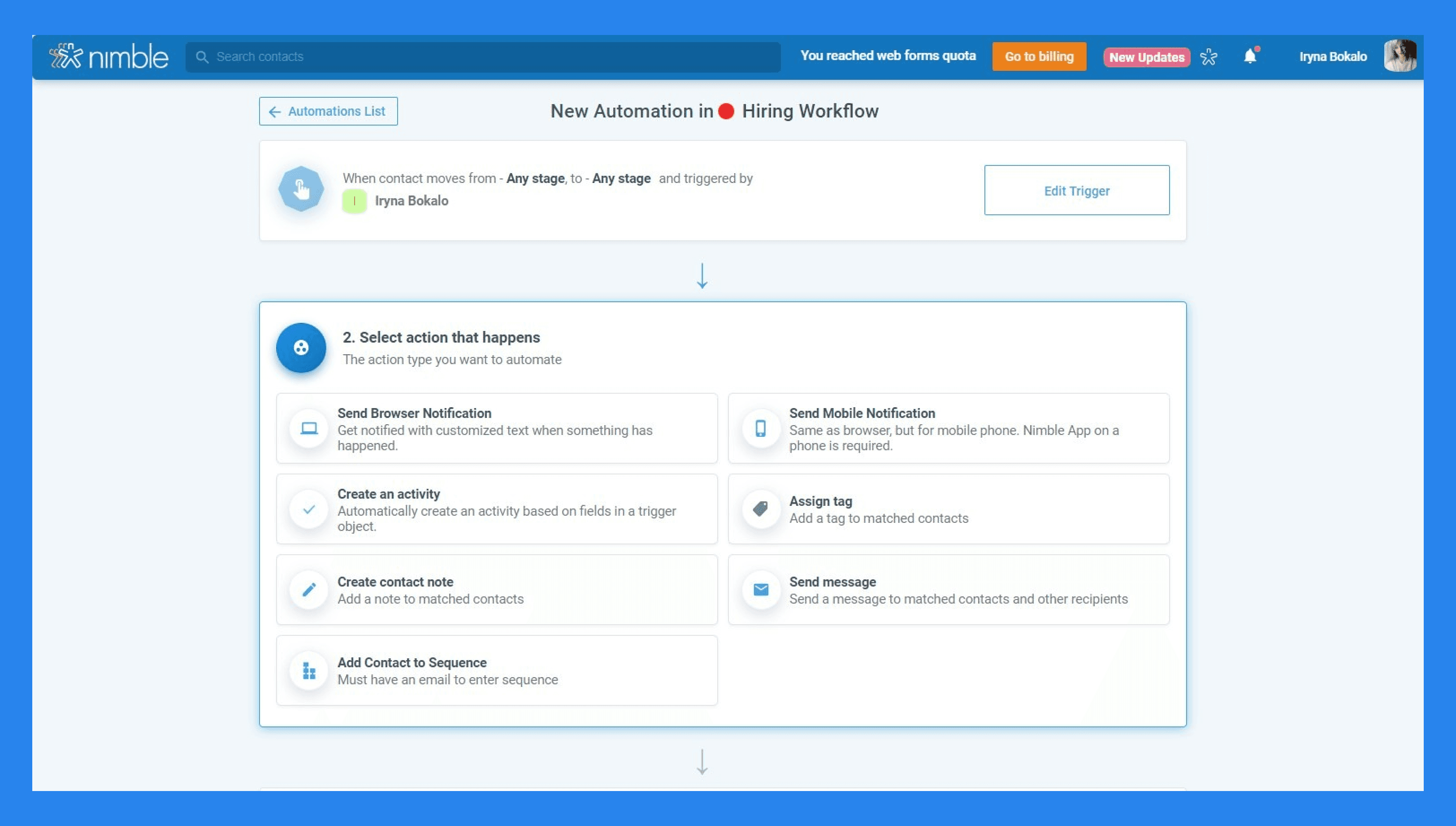 Key Features of Nimble CRM: Workflows & Automation