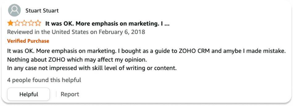CRM Book 4 review 2