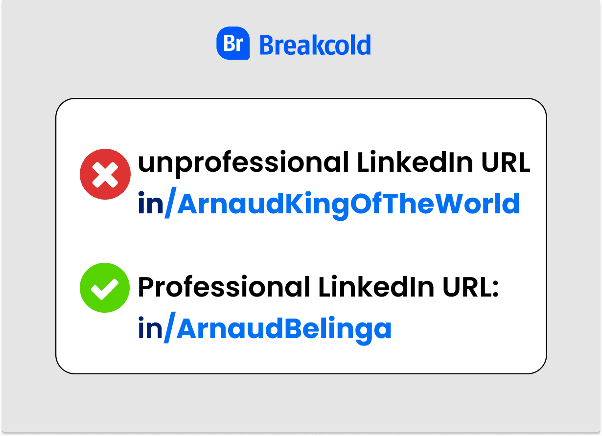 How To Change LinkedIn URL To Look Professional | Breakcold