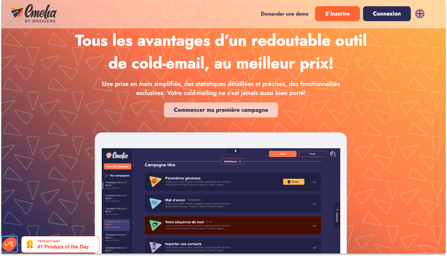 Cold Emailing Software Emelia | Breakcold